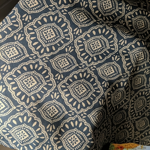 Hollister blue white patterned tank top small 2010 spaghetti strap crossback - Picture 4 of 11